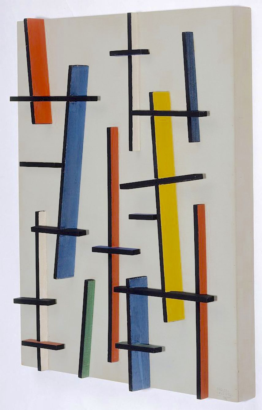 Carlos Cruz-Diez, Proyecto para un mural exterior, 1954.