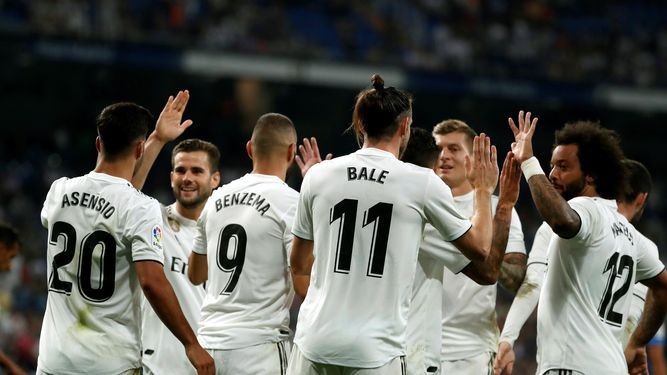 El delantero galés se hizo presente en el marcador para sellar la victoria merengue.