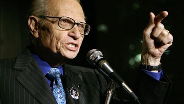 El legendario presentador estadounidense Larry King.