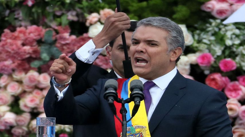 El presidente de Colombia, Iván Duque.