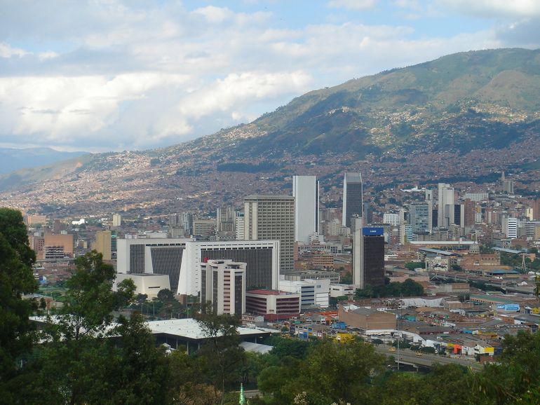 Ciudad de Medellín, Colombia. 