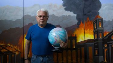 El pintor cubano Humberto Calzada.