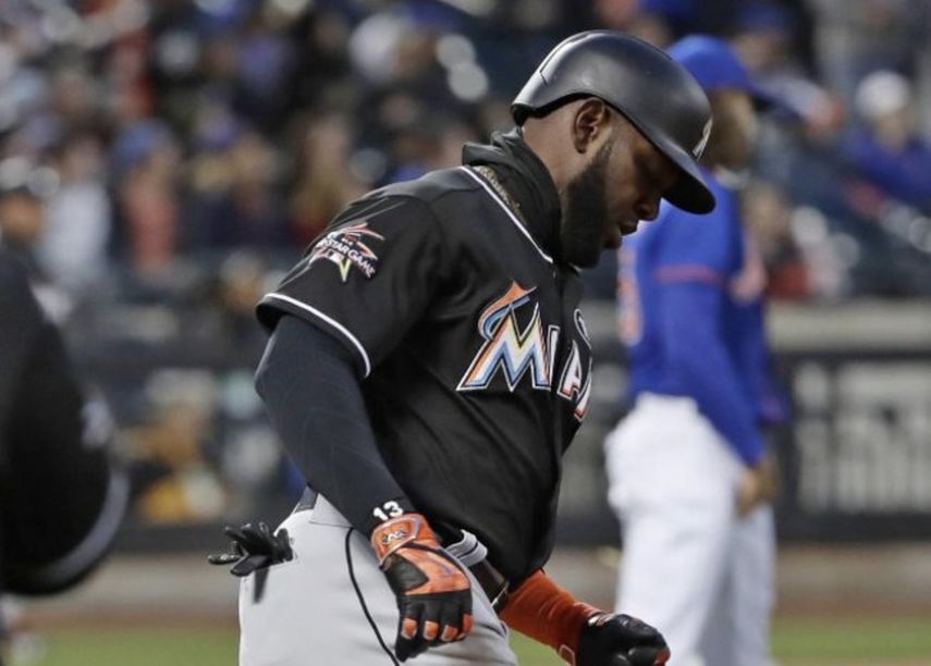 Ozuna terminó el partido con dos imparables, dos carreras anotadas y otras dos impulsadas.