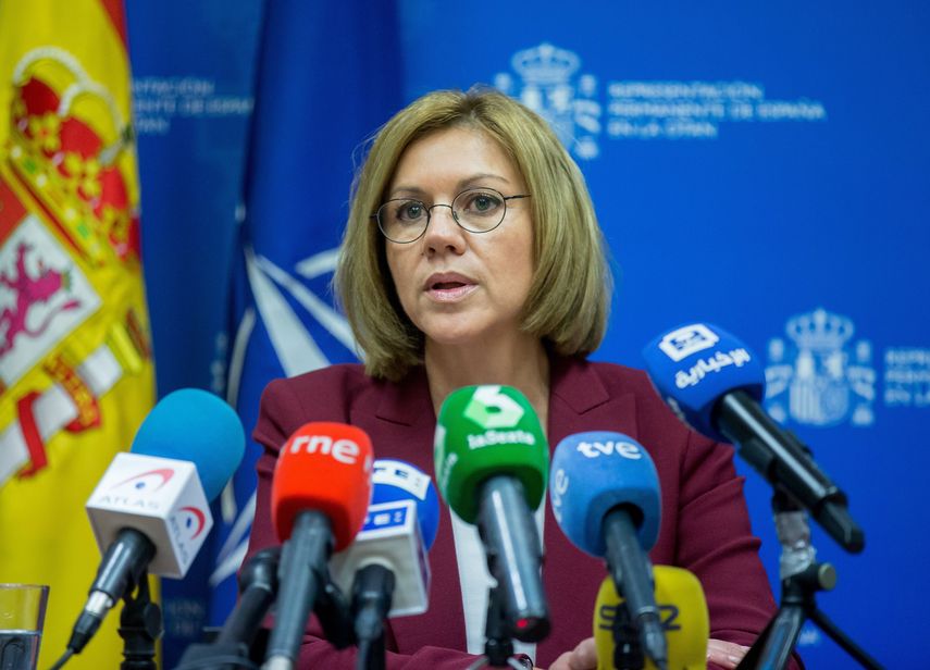 María Dolores de Cospedal, ministra de Defensa de España.