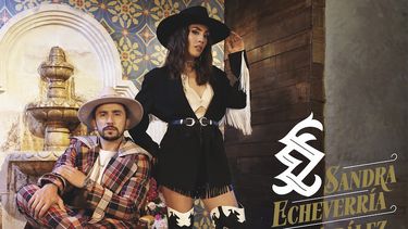 En esta imagen difundida por Seitrak Music, la portada del sencillo ¿Por qué te vas? de la cantante y actriz Sandra Echeverría y el músico colombiano Nabález.&nbsp;