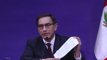 El presidente de Perú, Martín Vizcarra.