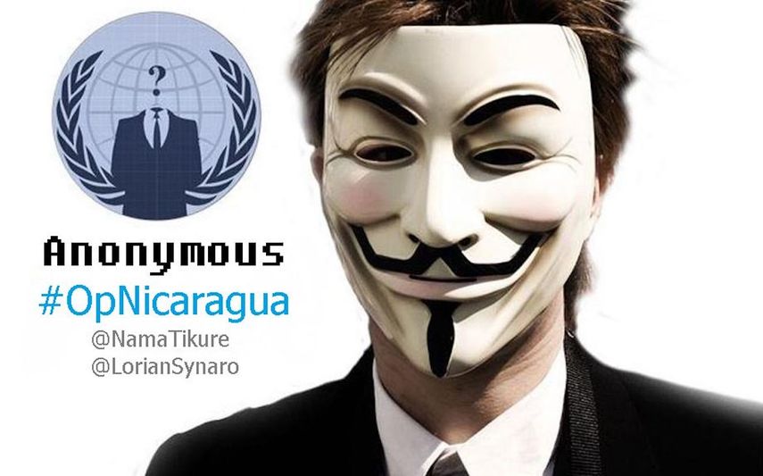 El grupo de hackers Anonymous se adjudicó el fallo temporal de varias páginas web en Nicaragua.&nbsp;