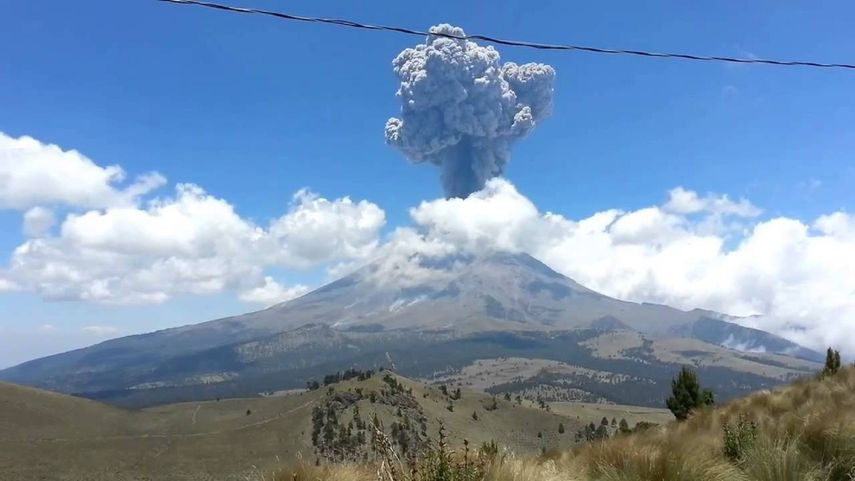 En las faldas del volcán Popocatépetl nada es como antes