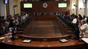 El de este miércoles fue el segundo Consejo de la OEA con el asiento vacío de Venezuela
