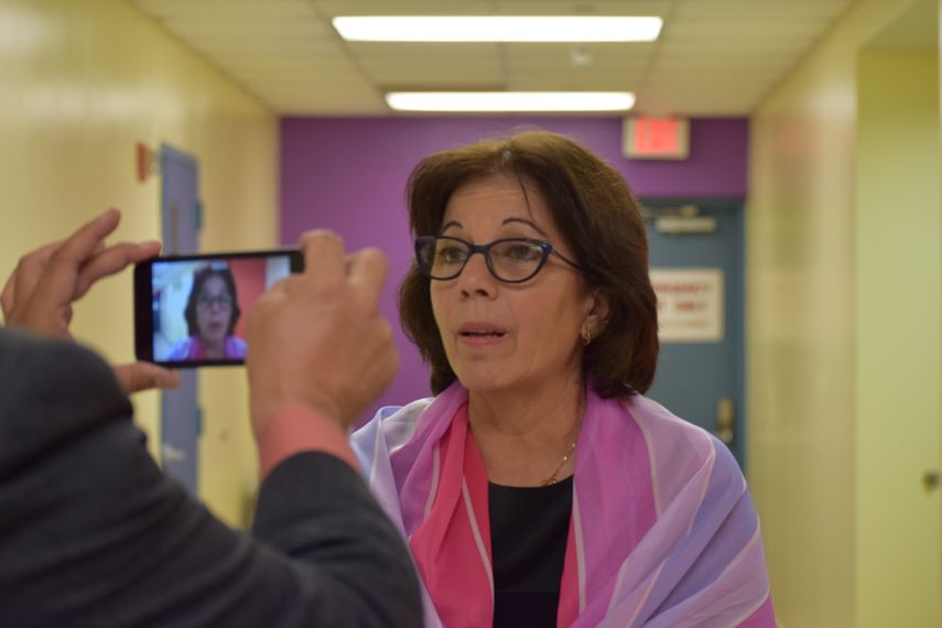 Ofelia Acevedo, viuda del desaparecido disidente cubano Oswaldo Payá.