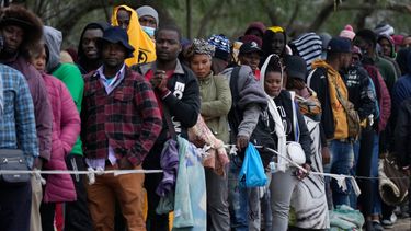 Migrantes haitianos.