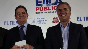 Duque y Vargas Lleras son los candidatos más fuertes para enfrentarse en segunda ronda en las elecciones presidenciales