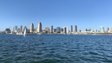 &nbsp;Vista del downtown de San Diego desde Coronado Island.