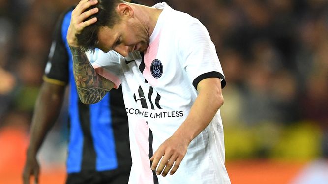 El argentino Lionel Messi no ha tenido la fortuna de lucir con el PSG