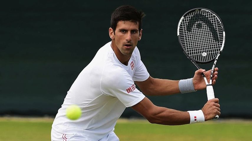 Djokovic duró dos horas para vencer a James Ward. (ARCHIVO)