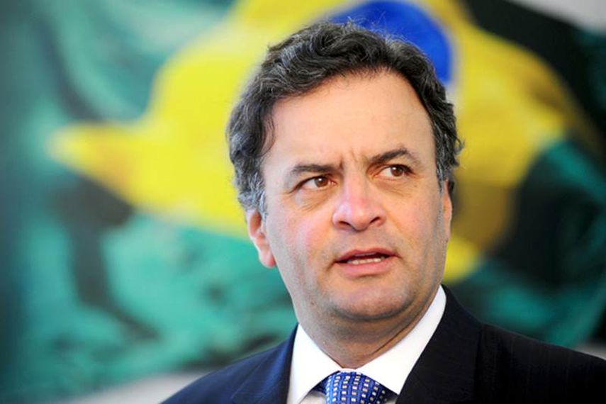 Aécio Neves, líder de comitiva brasileña que viajará el jueves.(ARCHIVO)