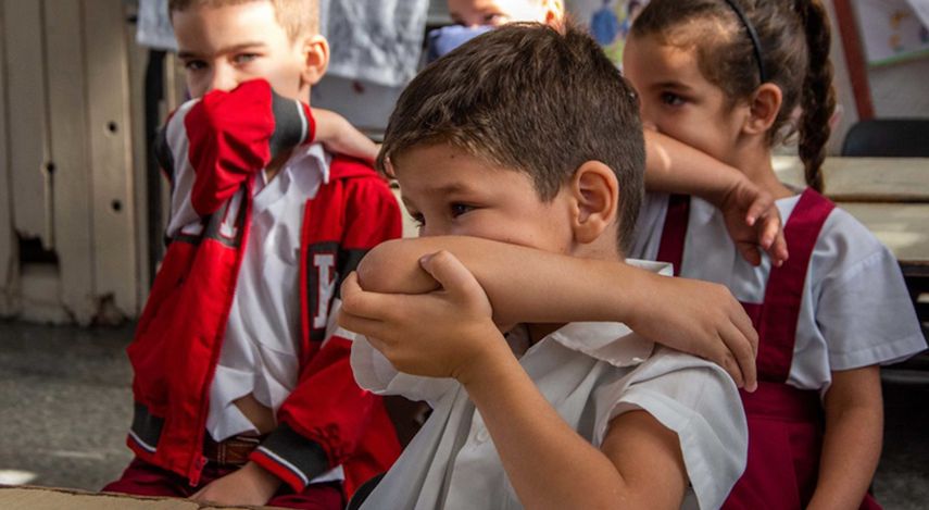 Ni&ntilde;os en una escuela cubana.&nbsp;
