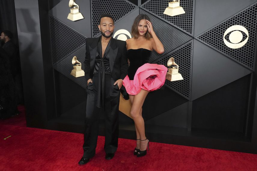 John Legend y Chrissy Teigen.&nbsp;