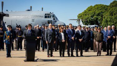 El presidente argento Javier Milei anunció una nueva doctrina de política exterior en alianza con Estados Unidos.  