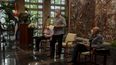 El designado gobernante cubano Miguel Díaz-Canel durante una conferencia de prensa en La Habana.