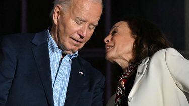 El presidente de Estados Unidos Joe Biden junto a la vicepresidenta, Kamala Harris.