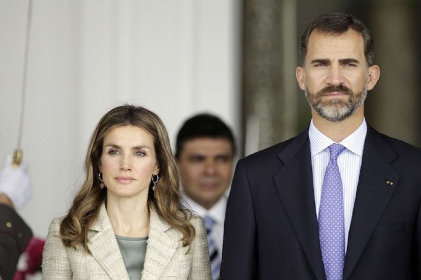 Los reyes de España: Felipe y Leticia.