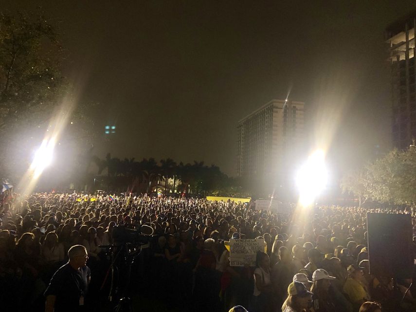 La convocatoria fue masiva en Doral.&nbsp;