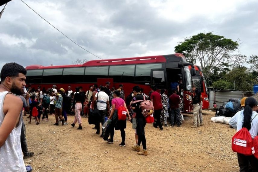 A&nbsp; Panamá llega un alto flujo migratorio inverso