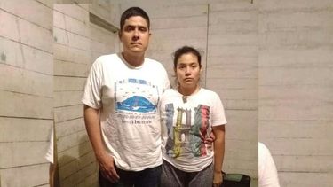 Foto tomada por el Ejército a Cristian Fajardo y su esposa al momento de ser detenidos en la frontera con Costa Rica. La foto fue publicada en las redes sociales afines al régimen de Daniel Ortega.