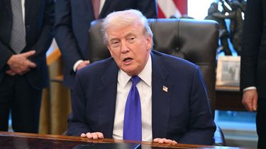 El presidente de Estados Unidos en el Despacho Oval.