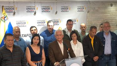 Omar Barboza, secretario de la Plataforma Unitaria Democrática, que agrupa a los principales partidos de la oposición venezolana