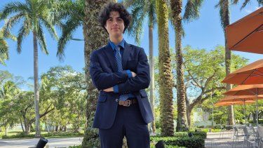 El joven estudiante Iván A. Reyna.&nbsp;