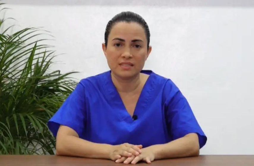 Angélica Patricia Chavarría Altamirano, la pareja sentimental del fallecido exjefe del Ejército de Nicaragua, Humberto Ortega.