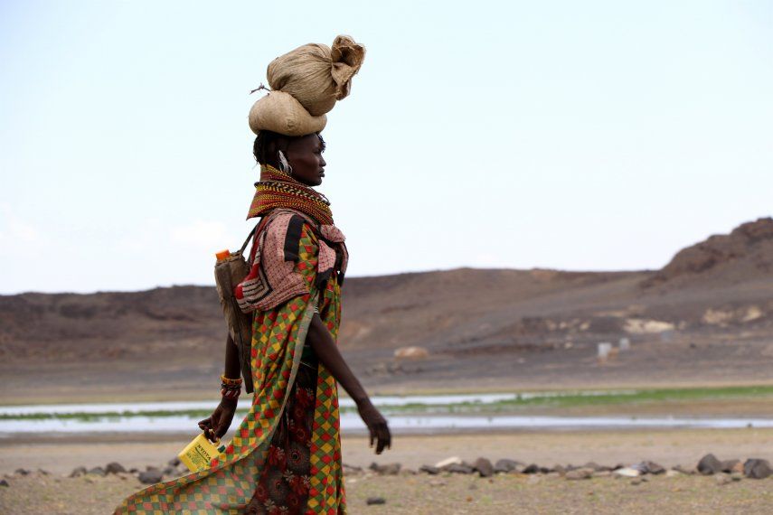 Mujer de Kenia.