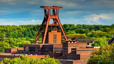 Antigua mina de carbón en Ruhr, Alemania, rodeada hoy de naturaleza. &nbsp;