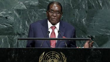Robert&nbsp;Mugabe, presidente de&nbsp;Zimbabue.
