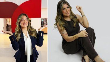 La manicurista Ibett Sánchez.