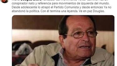 El exguerrillero venezolano Douglas Bravo.