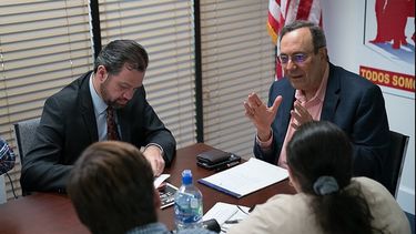 Algunos de los miembros de la Comisión Internacional Fiscalizadora de Crímenes de Lesa Humanidad del Castrismo durante una sección de entrevistas a víctimas y testigos de violaciones de los derechos humanos en Cuba desde 1959 a nuestros días, en julio de este año.