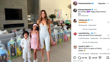 Khloé Kardashian y sus hijos celebran Pascua 2026