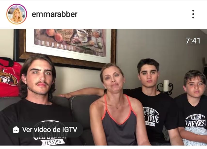 La actriz Emma Rabbe, &uacute;ltima esposa de Daniel Alvarado, comparte emotivo mensaje junto a su familia.&nbsp;