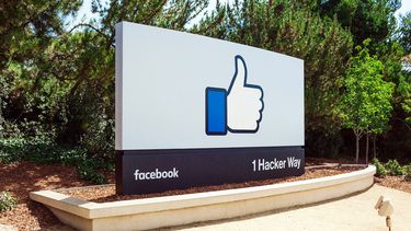 Fachada de la red social Facebook.&nbsp;