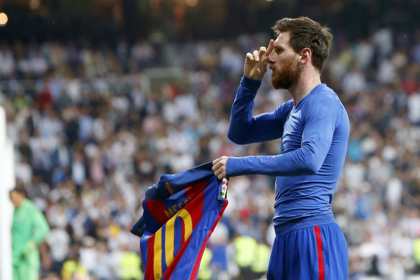 Lionel Messi, con sus dos goles, fue la gran figura del Barcelona en el Clásico.