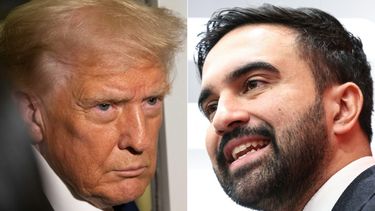 Esta composición fotográfica muestra al presidente estadounidense Donald Trump&nbsp; (izq.) y al alcalde electo de la ciudad de Nueva York, Zohran Mamdani