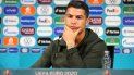 En esta fotografía tomada y publicada el 14 de junio de 2021 por la UEFA, el delantero portugués Cristiano Ronaldo da una conferencia de prensa En esta fotografía tomada y publicada el 14 de junio de 2021 por la UEFA, el delantero portugués Cristiano Ronaldo da una conferencia de prensa