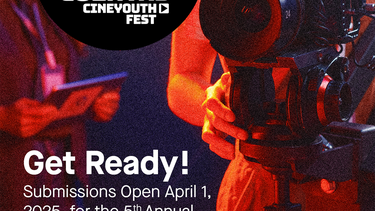 Flyer de la quinta edición de&nbsp;¡Tú Cuentas! Cine Youth Fest.