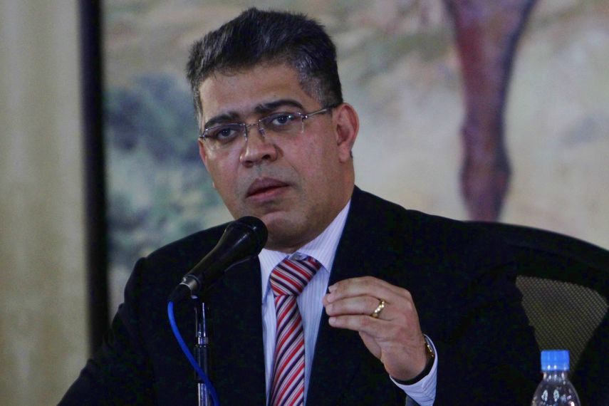 Elías Jaua, delegado del régimen venezolano para el diálogo político con la oposición.