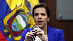 Maria Paula Romo, ministra del Interior de Ecuador.