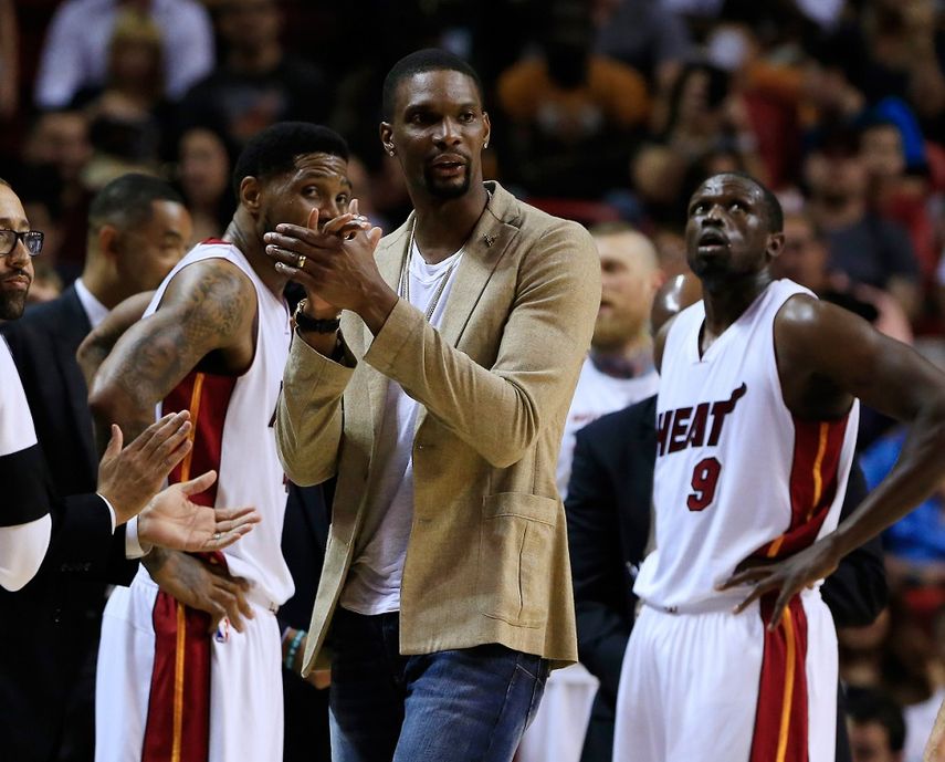 Bosh no juega desde el mes de febrero tras ser diagnosticado con coágulos en su pulmón. (REUTERS)