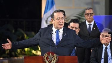 El expresidente de Guatemala, Alejandro Giammattei.